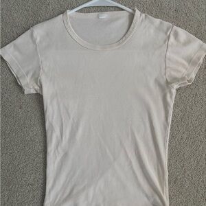 LA Apparel Cotton Baby Rib T-Shirt